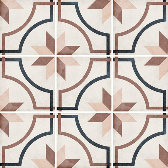 ART NOUV EMBASSY COL Płytka gresowa 20x20 patchwork