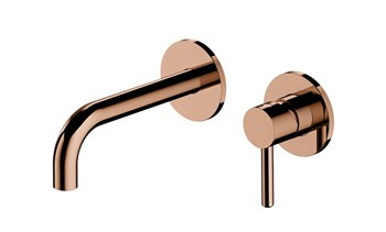 OMNIRES Y Bateria umywalkowa podtynkowa 2-otworowa miedziana PVD